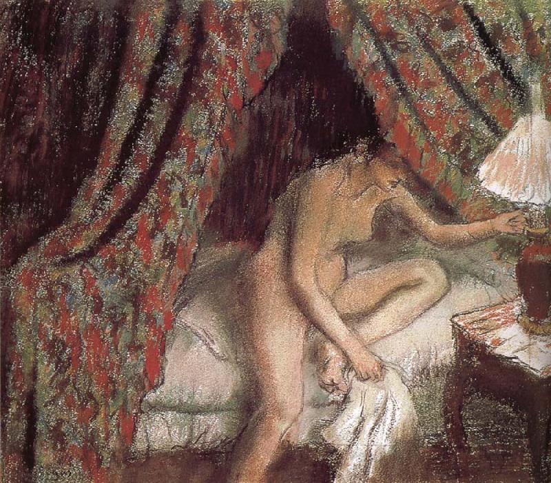 Edgar Degas Go to bed oil painting picture
